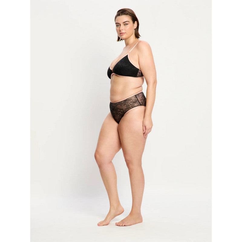 Menstruační kalhotky Modibodi Bliss Hi Waist Brief Moderate Jet Black (MKMBHWBMJB)
