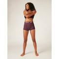Menstruační kalhotky PUMA & Modibodi Active Boyshort Moderate-Heavy Grape - VYBALENÉ (MODI4097GVYB)