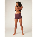 Menstruační kalhotky PUMA & Modibodi Active Boyshort Moderate-Heavy Grape - VYBALENÉ (MODI4097GVYB)