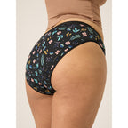 Menstruační kalhotky Modibodi Classic Bikini Moderate-Heavy Midnight Garden (MODI4008MG)