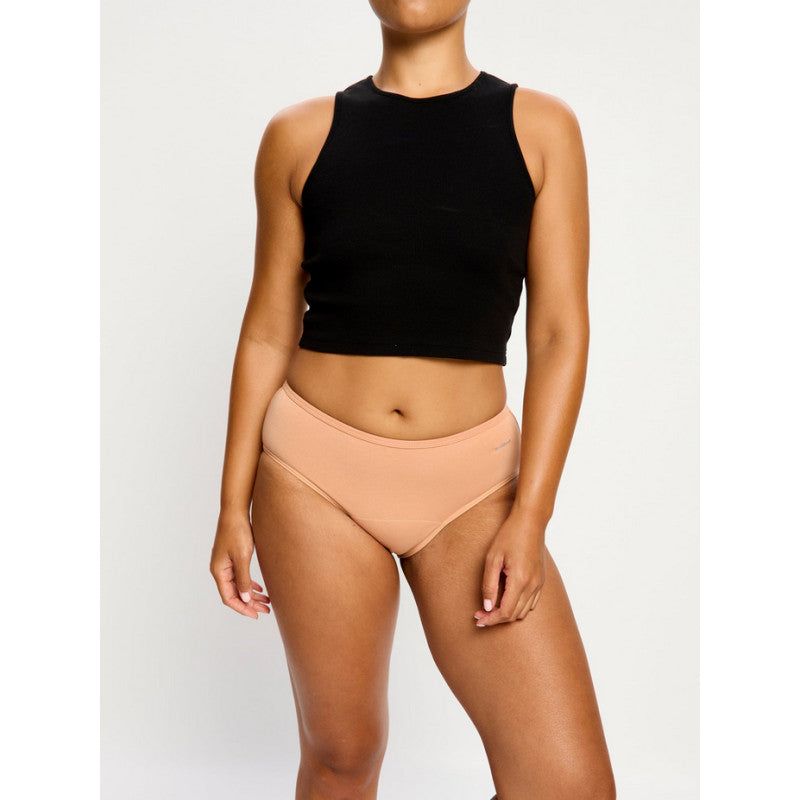 Menstruační kalhotky Modibodi Basic Mid-Rise Brief Moderate Italian Clay (MKMBMRBMIC)