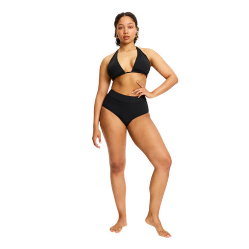 Menstruační plavky Modibodi Hi-Waist Bikini Brief High černé spodní díl (SWHKMIBLAW)