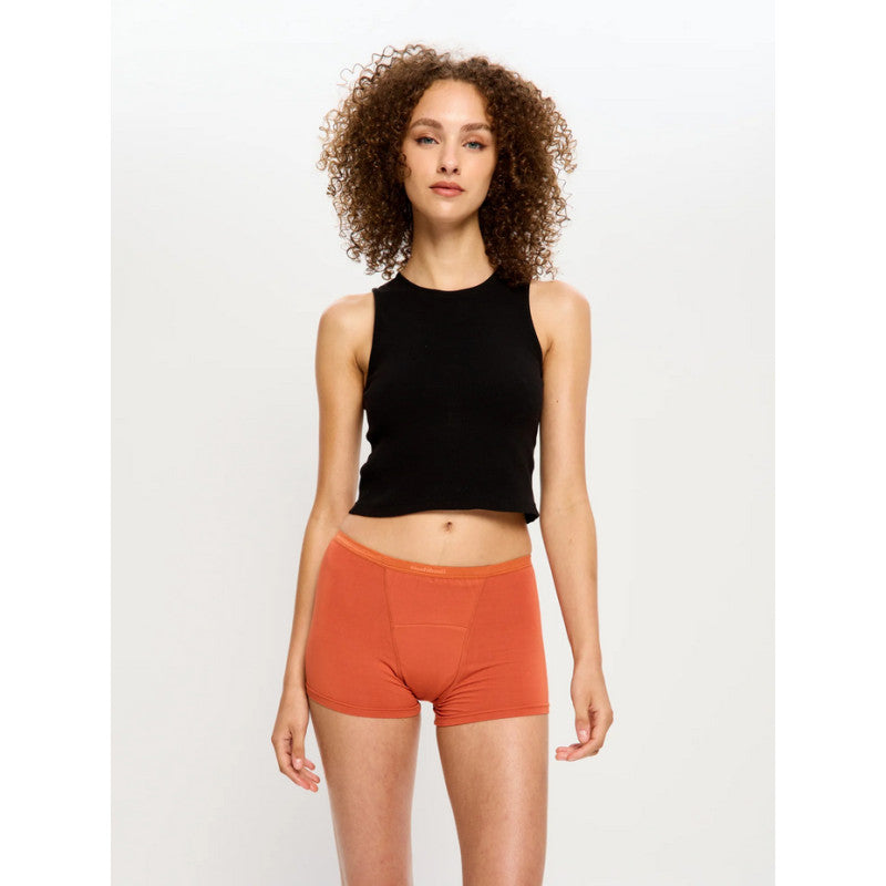Menstruační kalhotky Modibodi Classic Boyshort Super Burnt Brick (MKMCBSBB)