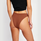 Menstruační tanga Modibodi Modicomfort Seamless Hi Waist Thong Light Teale Blue (MTMMSHWTLTB)