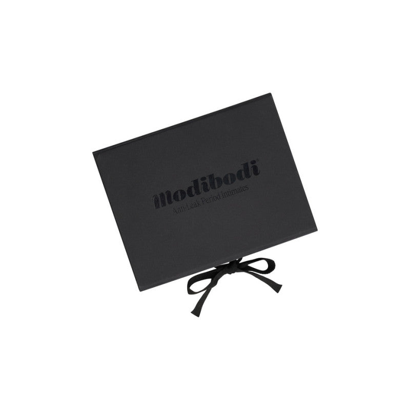 Menstruační kalhotky Modibodi Intimates V Day Hi Waist Brief Moderate-Heavy Black Rose (MKMIVDHWBMHBR)