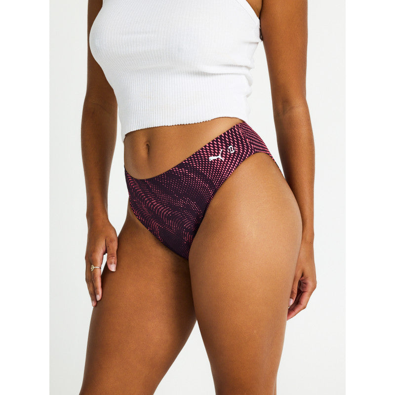 Menstruační kalhotky PUMA & Modibodi Seamfree Active Bikini Moderate-Heavy Flame Haze Pink (MODI4073FHP)