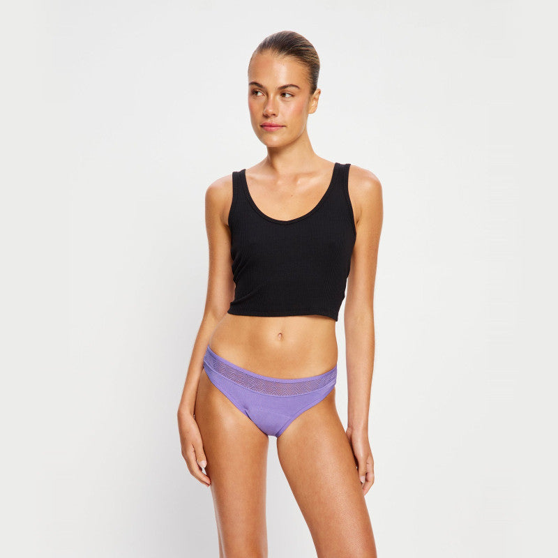 Menstruační kalhotky Modibodi Sensual Bikini Light Burnt Brick (MKMSBLBB)