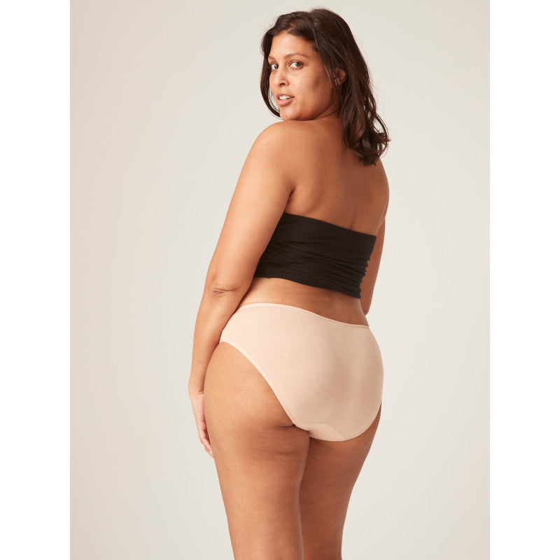 Menstruační kalhotky Modibodi Sensual Bikini Light-Moderate Beige - VYBALENÉ (MODI4050BVYB)