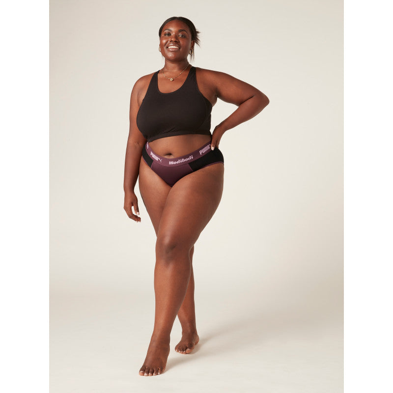 Menstruační kalhotky PUMA & Modibodi Active Brief Moderate-Heavy Grape (MODI4096)