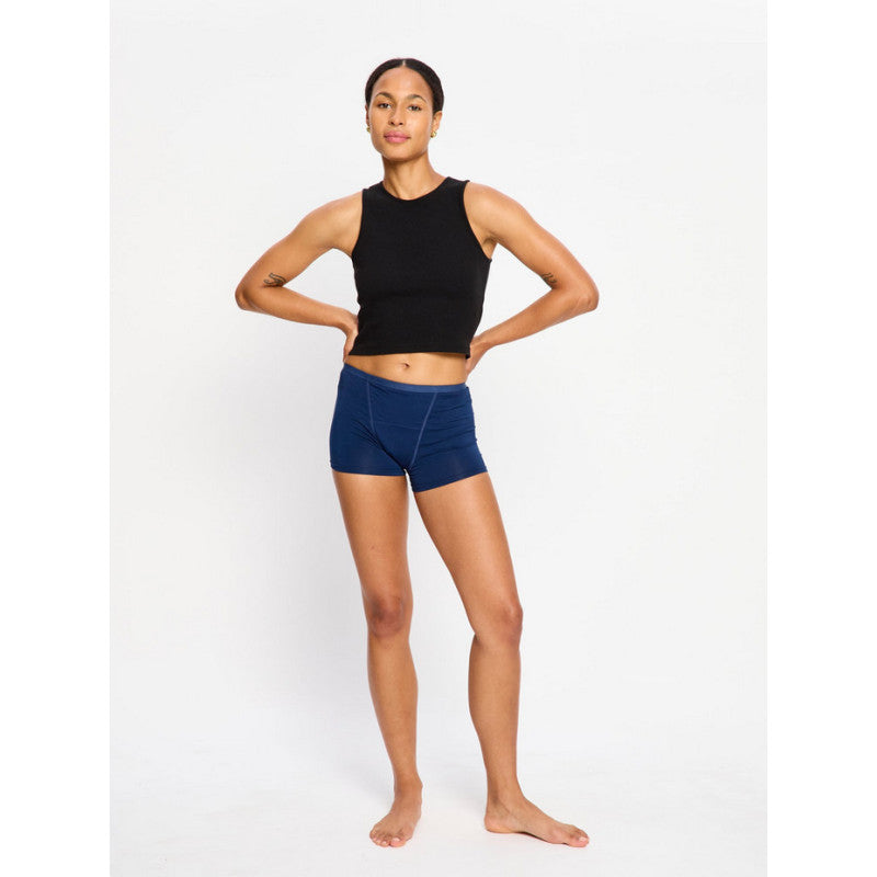 Menstruační kalhotky Modibodi Classic Boyshort Super-Overnight Night sky Blue (MKMCBSONSB)