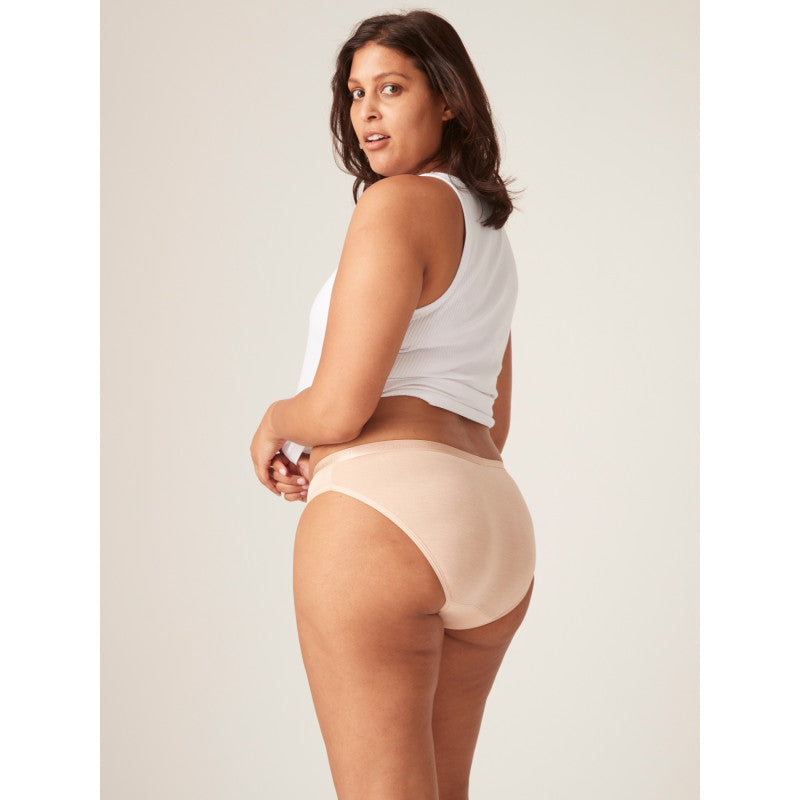 Menstruační kalhotky Modibodi Classic Bikini Light-Moderate Beige - VYBALENÉ (MODI4010BVYB)