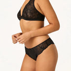 Menstruační tanga Modibodi Modicomfort Seamless Hi Waist Thong Light Teale Blue (MTMMSHWTLTB)