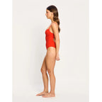 Menstruační plavky Modibodi Sunset V Neck One Piece Light Hazy Pink (MPMSVNOPLHP)