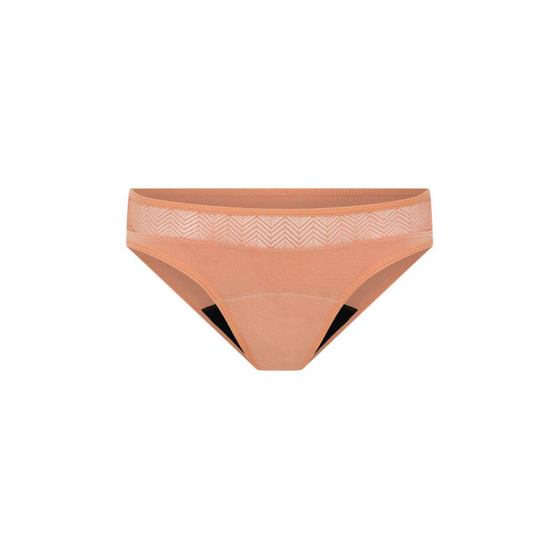 Menstruační kalhotky Modibodi Sensual Bikini Moderate Cameo Peach (MKMSBMCP)