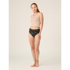 Menstruační kalhotky Modibodi Sensual Hi-Waist Bikini Heavy-Overnight Midnight Garden - VYBALENÉ (MODI4040MGVYB)
