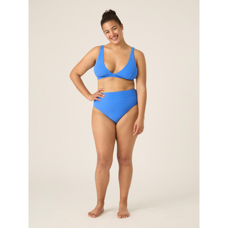 Menstruační plavky Modibodi Hi-Waist Cheeky Brief Ultramarine Blue komplet (MODI4332)