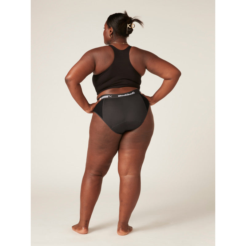 Menstruační kalhotky PUMA & Modibodi Active Brief Moderate-Heavy Dark (MODI4095)