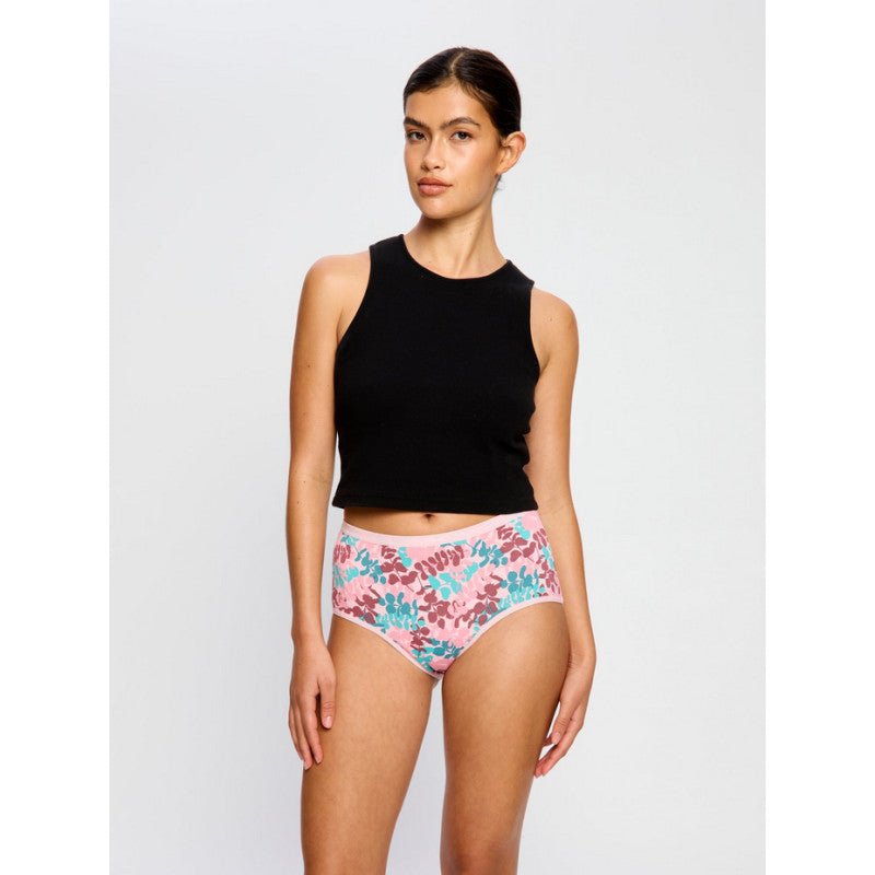 Menstruační kalhotky Modibodi Classic Full Brief Moderate Ivy Garden (MKMCFBMIG)