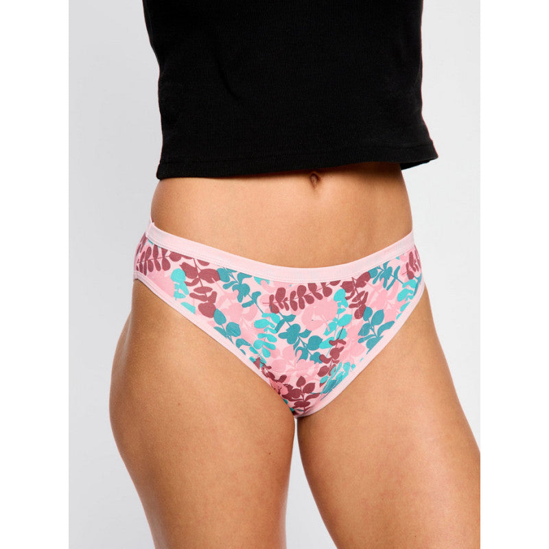 Menstruační kalhotky Modibodi Classic Bikini Super Ivy Garden (MKMCBSIG)