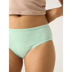 Menstruační kalhotky Modibodi Basic Mid-Rise Brief Moderate-Heavy Sea Spray - VYBALENÉ (MODI4110SSVYB)
