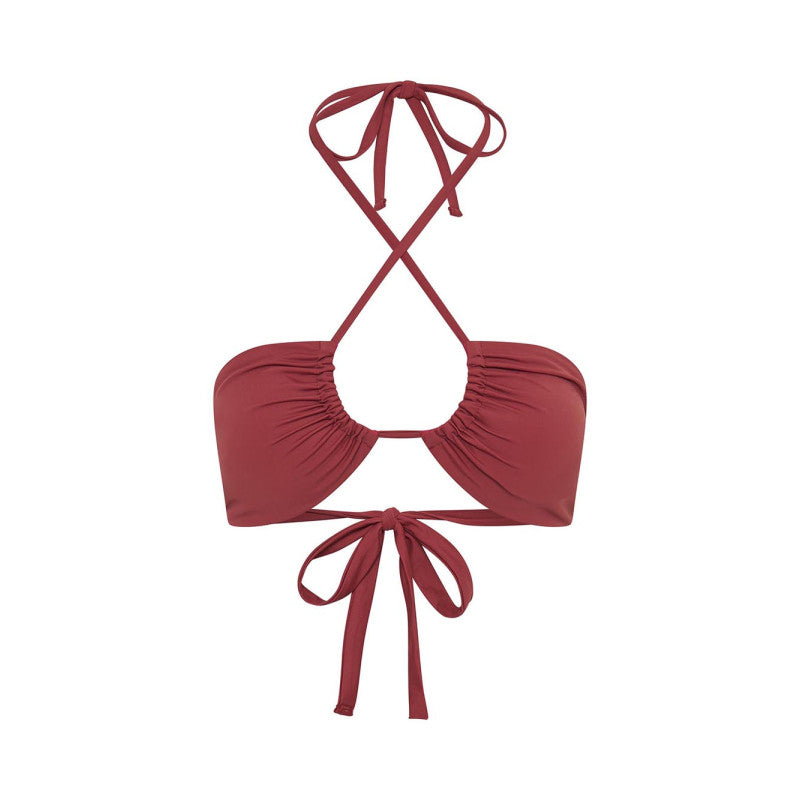 Modibodi High Hi-Leg Cheeky Sahara Red komplet - VYBALENÉ
