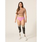 Menstruační kalhotky Modibodi Sensual Hi-Waist Bikini Light-Moderate Wisteria Purple (MODI4035WP)