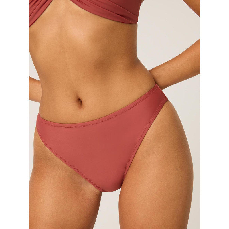 Modibodi High Hi-Leg Cheeky Sahara Red komplet - VYBALENÉ