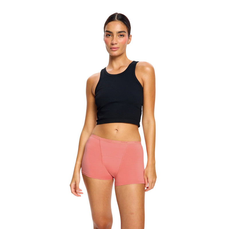 Menstruační kalhotky Modibodi Classic Boyshort Super Burnt Brick (MKMCBSBB)