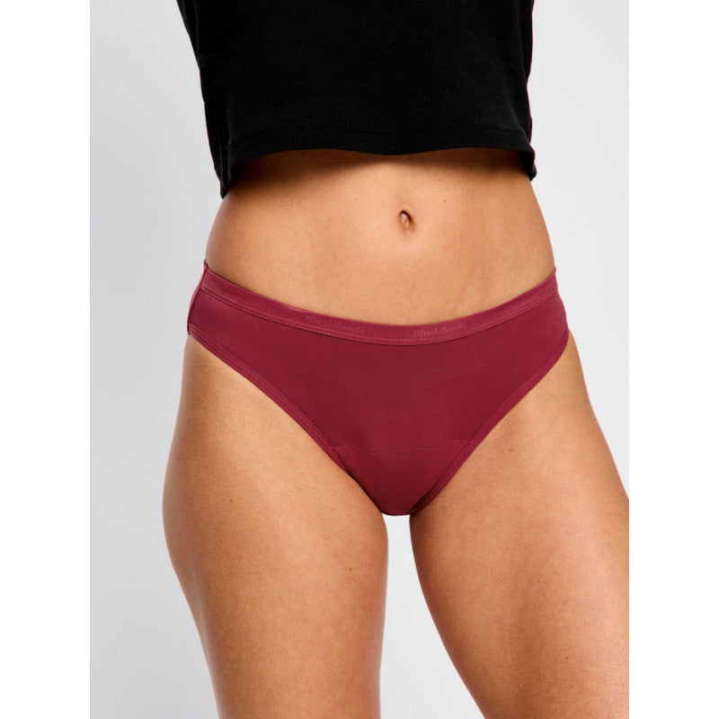 Menstruační kalhotky Modibodi Classic Bikini Moderate Bud Red (MKMCBMBR)