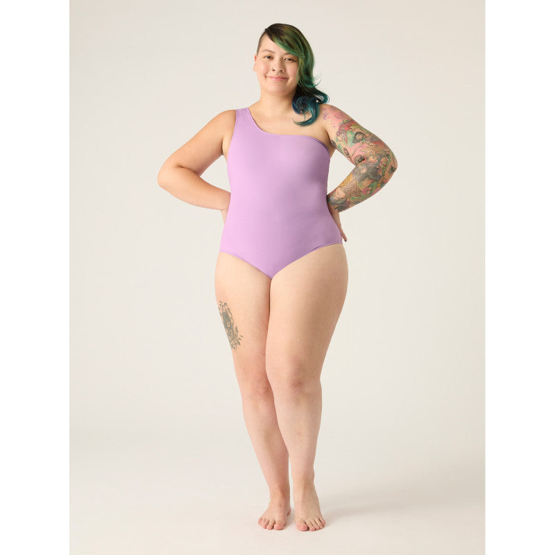 Menstruační plavky Modibodi One-Shoulder Lavender (MODI4341L)