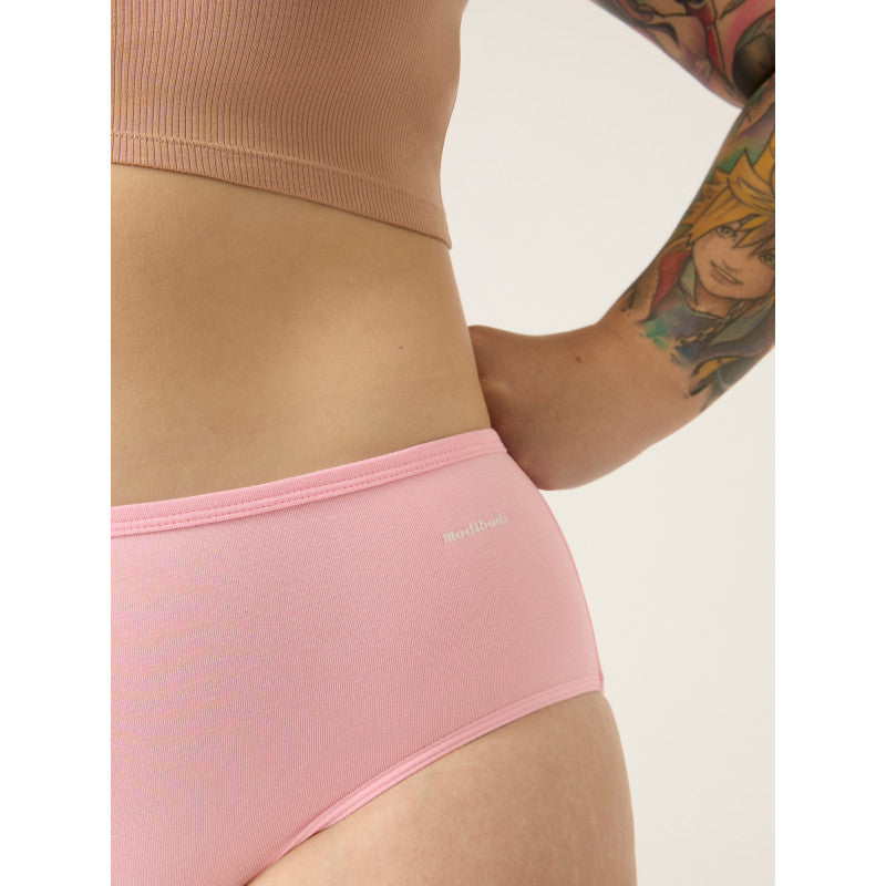Menstruační kalhotky Modibodi Basic Mid-Rise Brief Moderate-Heavy Musk - VYBALENÉ (MODI4110MVYB)