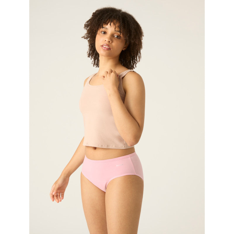 Menstruační kalhotky Modibodi Basic Mid-Rise Brief Moderate-Heavy Musk - VYBALENÉ (MODI4110MVYB)