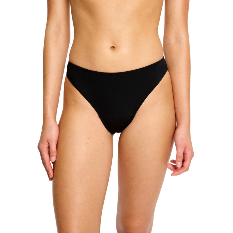 Menstruační plavky Modibodi Hi-Leg Cheeky Bottom Super Black spodní díl (MPMHLCBB)