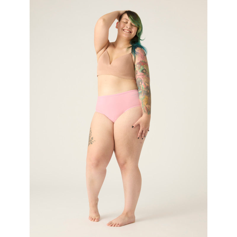 Menstruační kalhotky Modibodi Basic Mid-Rise Brief Moderate-Heavy Musk - VYBALENÉ (MODI4110MVYB)
