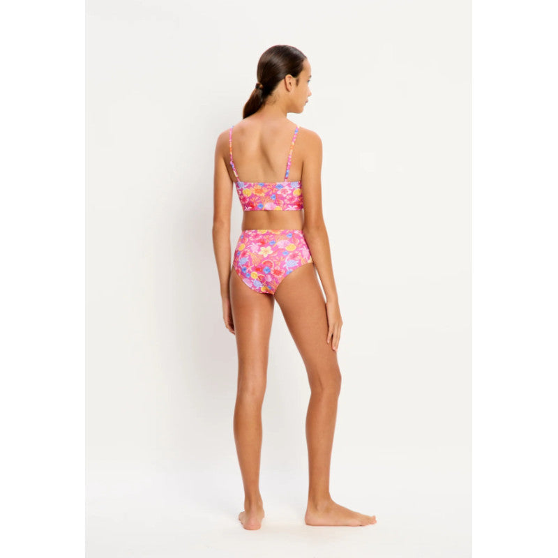 Dívčí menstruační plavky Modibodi Teen Swimwear Hi Waist Bikini Brief Supe Tropicana Crush spodní díl (DMPMADTSHWBBSTCSD)