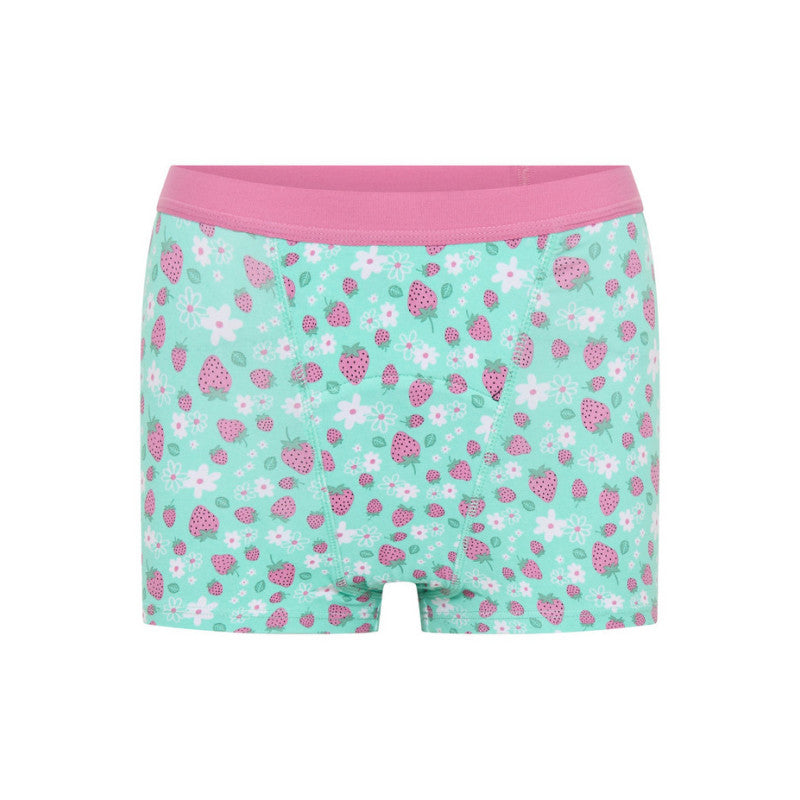 Dívčí menstruační kalhotky Modibodi Teen Hipster Boyshort Super Strawberry (DMKMTHBSS)