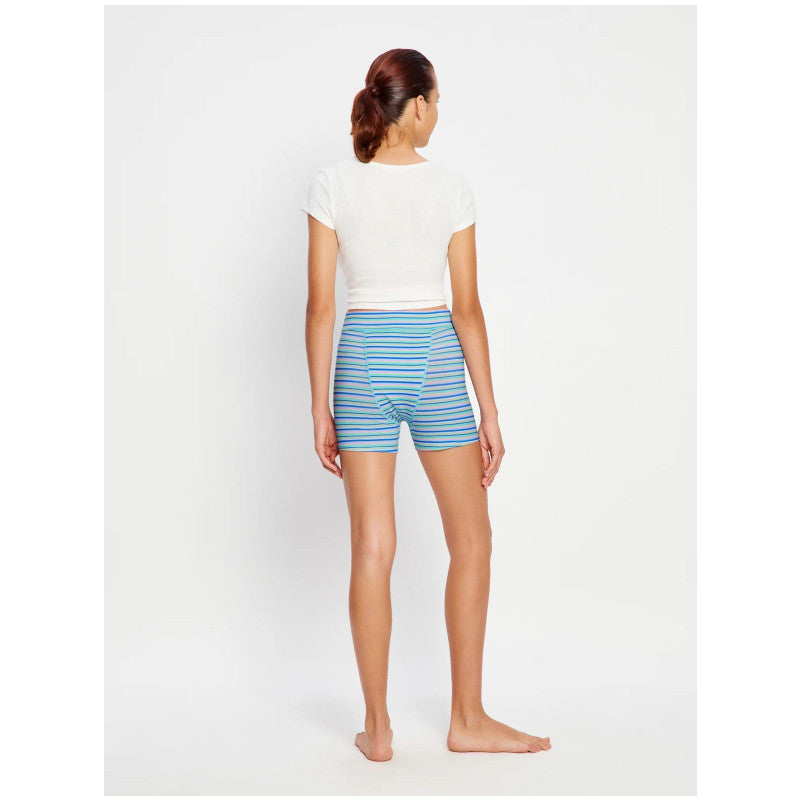 Dívčí menstruační kalhotky Modibodi Teen Hipster Boyshort Super Boho Botanical Blue (DMKMTHBSBBB)