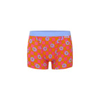 Dívčí menstruační kalhotky Modibodi Teen Hipster Boyshort Moderate Flower Checkerboard (DMKMTHBMFC)