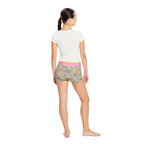 Dívčí menstruační kalhotky Modibodi Teen Hipster Boyshort Super Boho Botanical Blue (DMKMTHBSBBB)
