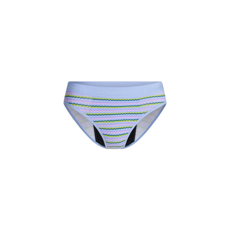 Dívčí menstruační kalhotky Modibodi Teen Hipster Bikini Super Berry Blossom (DMKMTHBSBB)
