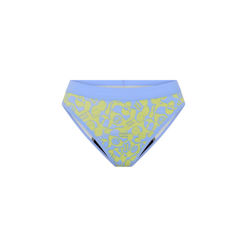 Dívčí menstruační kalhotky Modibodi Teen Hipster Bikini Moderate Groovy Green (DMKMTHBMGG)