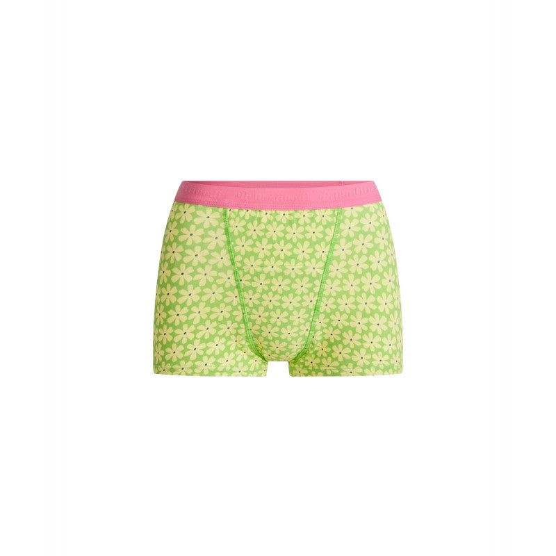 Dívčí menstruační kalhotky Modibodi Teen Hipster Boyshort Super Boho Botanical Blue (DMKMTHBSBBB)