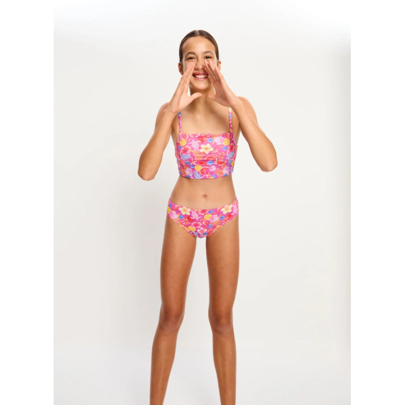 Dívčí menstruační plavky Modibodi Dream Teen Swimwear Bikini Brief Light Tropicana Crush spodní díl (DMPMDTSBBLTCSD)