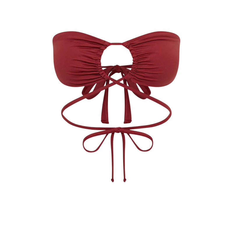 Plavky Modibodi variabilní bikini sahara red horní díl (PMVBSRHD)