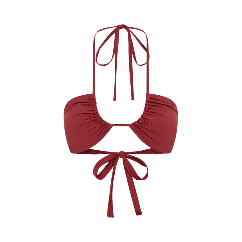 Plavky Modibodi variabilní bikini sahara red horní díl (PMVBSRHD)