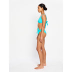 Plavky Modibodi Molokai Plunge Tie Back Top Ocean horní díl (PMMPTBTO)