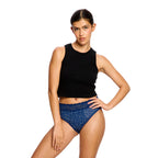 2PACK menstruační kalhotky Modibodi Sensual Hi-Waist Bikini Moderate Holiday Gifting (MKMSHWBMHG)