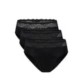 3PACK menstruační kalhotky Modibodi Sensual Hi-Waist Bikini Bundle (MKMSHWBB)