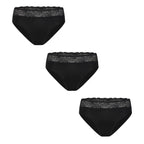 3PACK Menstruační kalhotky Modibodi Sensual Hi-Waist Bikini Moderate-Heavy (MODI5011)
