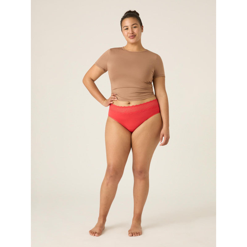 3PACK Menstruační kalhotky Modibodi Fiesta Red (MODI4271)